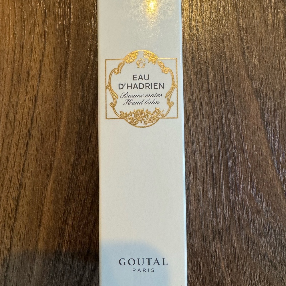 Brand New: Goutal Paris EAU D'HADRIEN HAND BALM